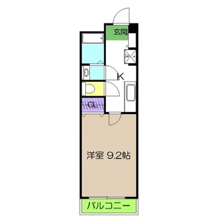 ドエル森の木【3階】の間取り