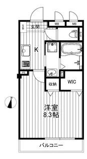 アルビオン三軒茶屋【2階】の間取り