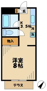 キャンパスヒルズ南大沢【1階】の間取り