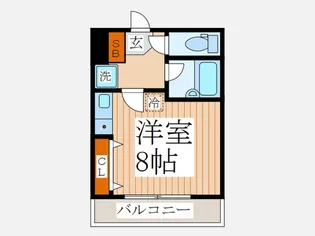 メゾン幸月【2階】の間取り