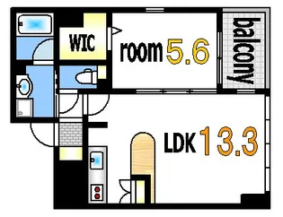 JEUNESSE翠町【2階】の間取り