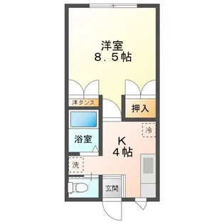 メゾンビリーブ【2階】の間取り