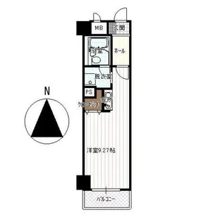 ライオンズマンション金沢駅西【3階】の間取り