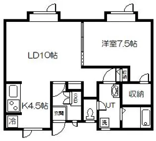 ドムス25【1階】の間取り