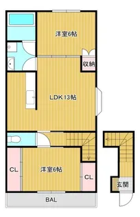 チェレステ【2階】の間取り