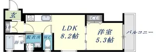 ラモーナ長瀬Ⅱ【2階】の間取り