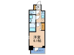 エスリードレジデンス大阪本町【11階】の間取り