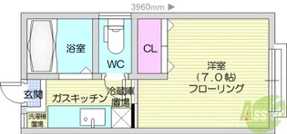 プレステージ貝ヶ森【2階】の間取り