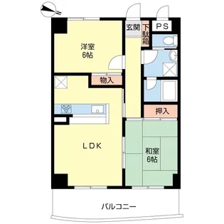 プレステージ瑞江【4階】の間取り