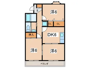 メドウス湘南台2【2階】の間取り
