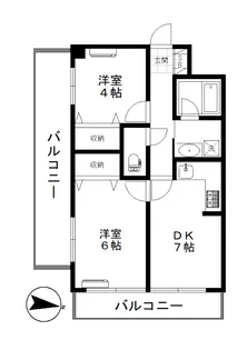 パーセル中野弥生町【10階】の間取り