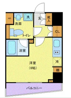 プレール・ドゥーク横濱紅葉坂【7階】の間取り