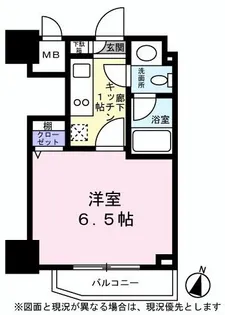 レジディア恵比寿III【2階】の間取り