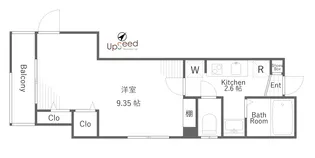 アパルトマン高輪【1階】の間取り