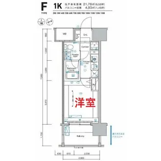 シーフォレシティ芝浦【12階】の間取り