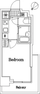 スカイコート日本橋壱番館【10階】の間取り