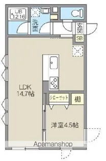 レピュア池袋本町レジデンス【3階】の間取り