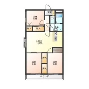アルカディア【1階】の間取り