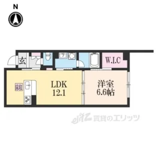 シャーメゾン北市【1階】の間取り