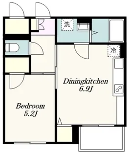 ナトゥーラ レ ミル【2階】の間取り