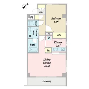 渡良瀬館【3階】の間取り