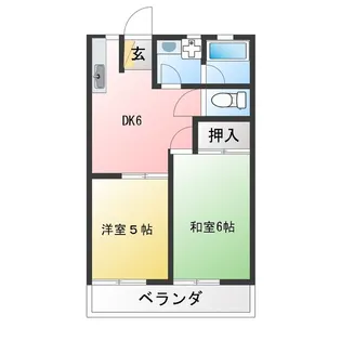 シャトル二子【2階】の間取り