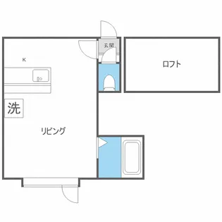 コーポJUN北【3階】の間取り