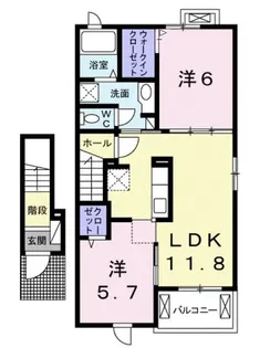 アルカディアVI【2階】の間取り
