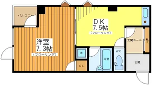 クレア学芸大学【4階】の間取り