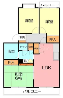 エスポワール天神【3階】の間取り