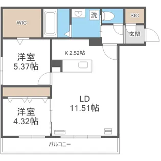 ガイアールS24【3階】の間取り