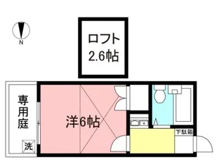 ポンデロッサ南幸町【1階】の間取り