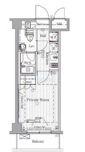 NISHI IKEBUKURO RESIDENCE【2階】の間取り