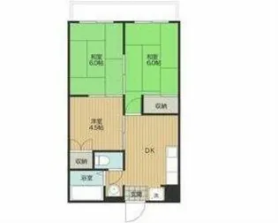 斎藤マンション【1階】の間取り