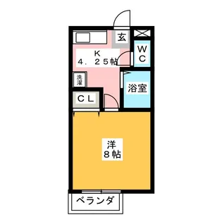 サンガーデン藤和B棟【1階】の間取り