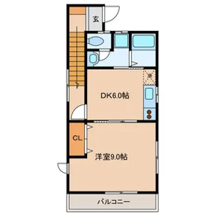ウイングコート【2階】の間取り