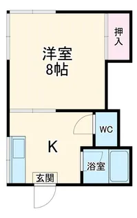 光ハイツひろせ【2階】の間取り