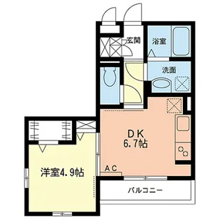 グローリーイイダII【3階】の間取り