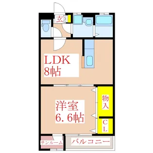 M&Mマンション【2階】の間取り