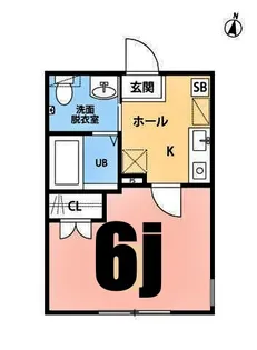 ヴェルデフラット弘明寺【1階】の間取り