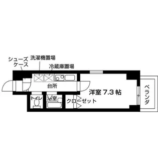 レジディア中野富士見台【2階】の間取り