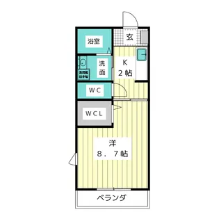 ラ・コリーナest【2階】の間取り