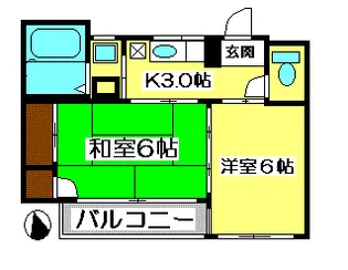 トライン茗荷谷【3階】の間取り