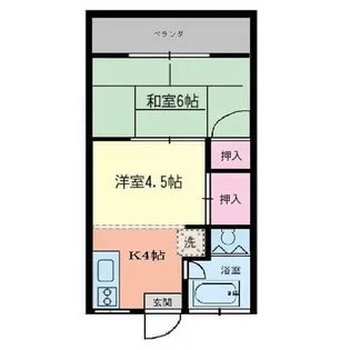 コーポ浅科【2階】の間取り
