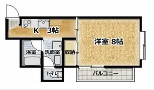 ハイツ大泉II【1階】の間取り