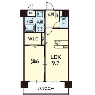 APOLLO菊陽【2階】の間取り