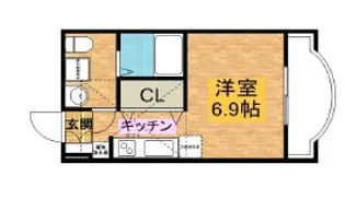 ヴィアノ緑が丘WEST【2階】の間取り