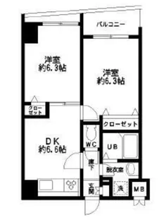 HF東日本橋レジデンス【5階】の間取り