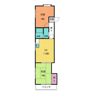 ルミネ原【5階】の間取り
