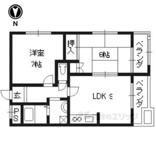 メゾンMUKAIDE【5階】の間取り